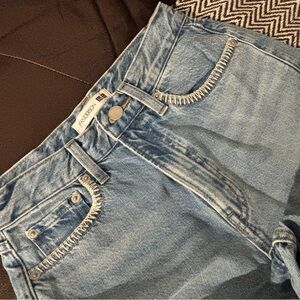 JW ANDERSON High Rise Light Blue Jeans